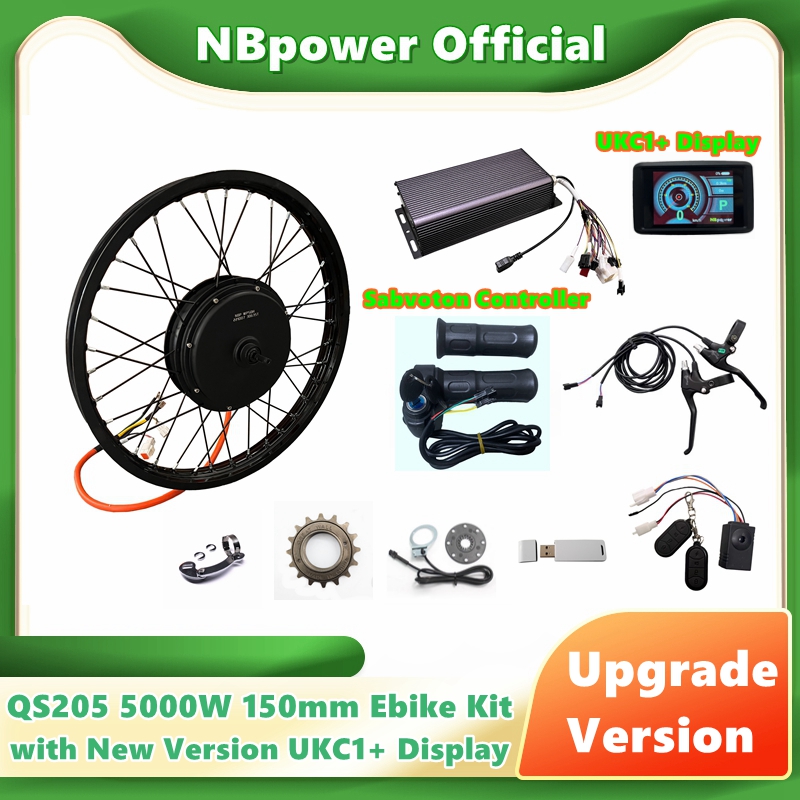 5000W Hub Motor Kit 72V - NBpower/QS205 5000W V3 150mm 후륜 모터사이클
