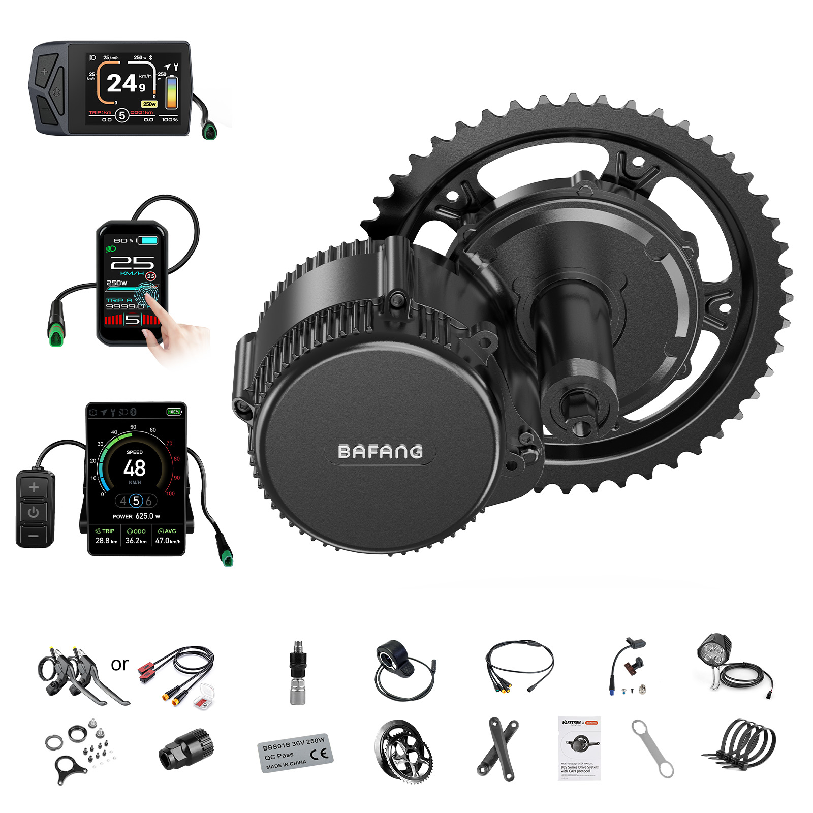 미국 현지 배송] 바팡 모터 750W 48V BBS02 - Central Motor Kit With Torque Sensor 500W 리뷰 및 가격