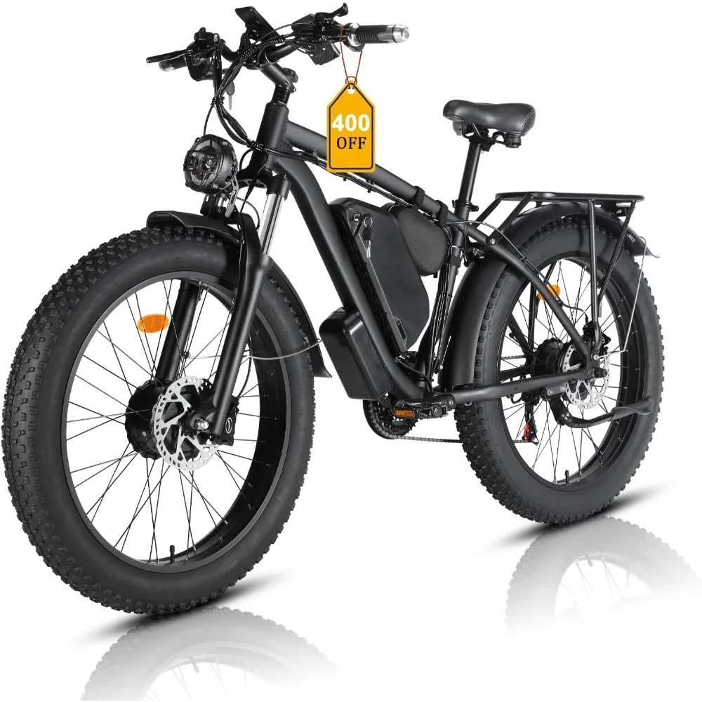 성인용 전기 자전거, 듀얼 모터 2000W 48V/22 - Dual Motor Ebike Kit 2000W 리뷰 및 가격