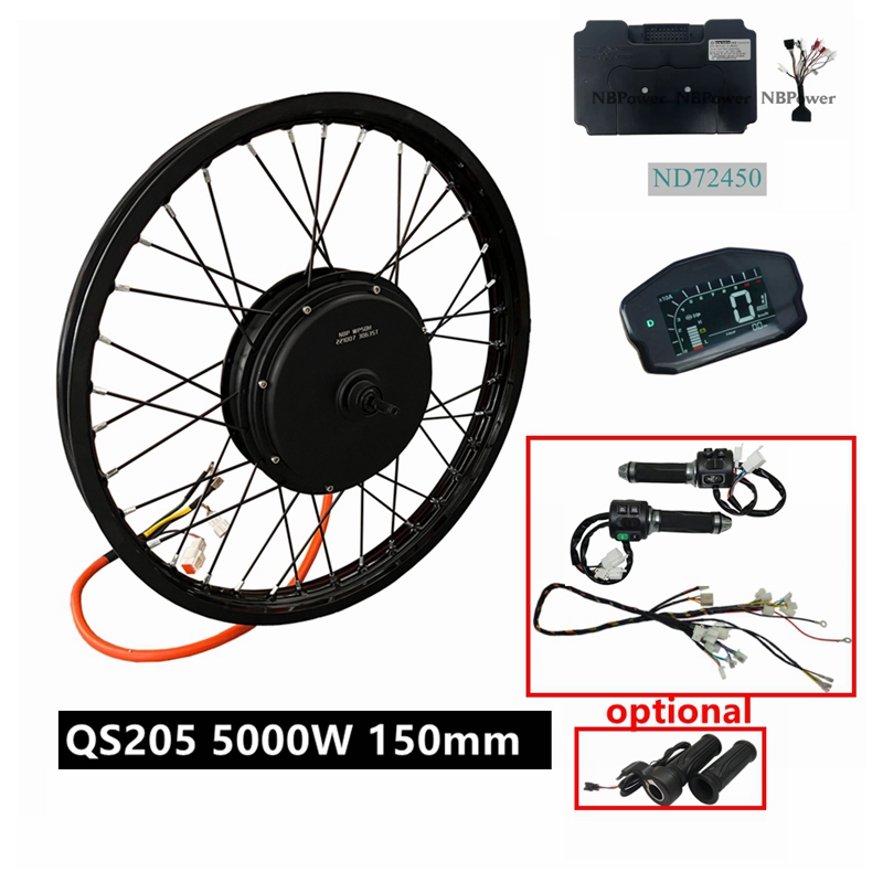 NBpower/QS205 V3 72v 5000W 전기  - 5000W Hub Motor Kit 72V 리뷰 및 가격