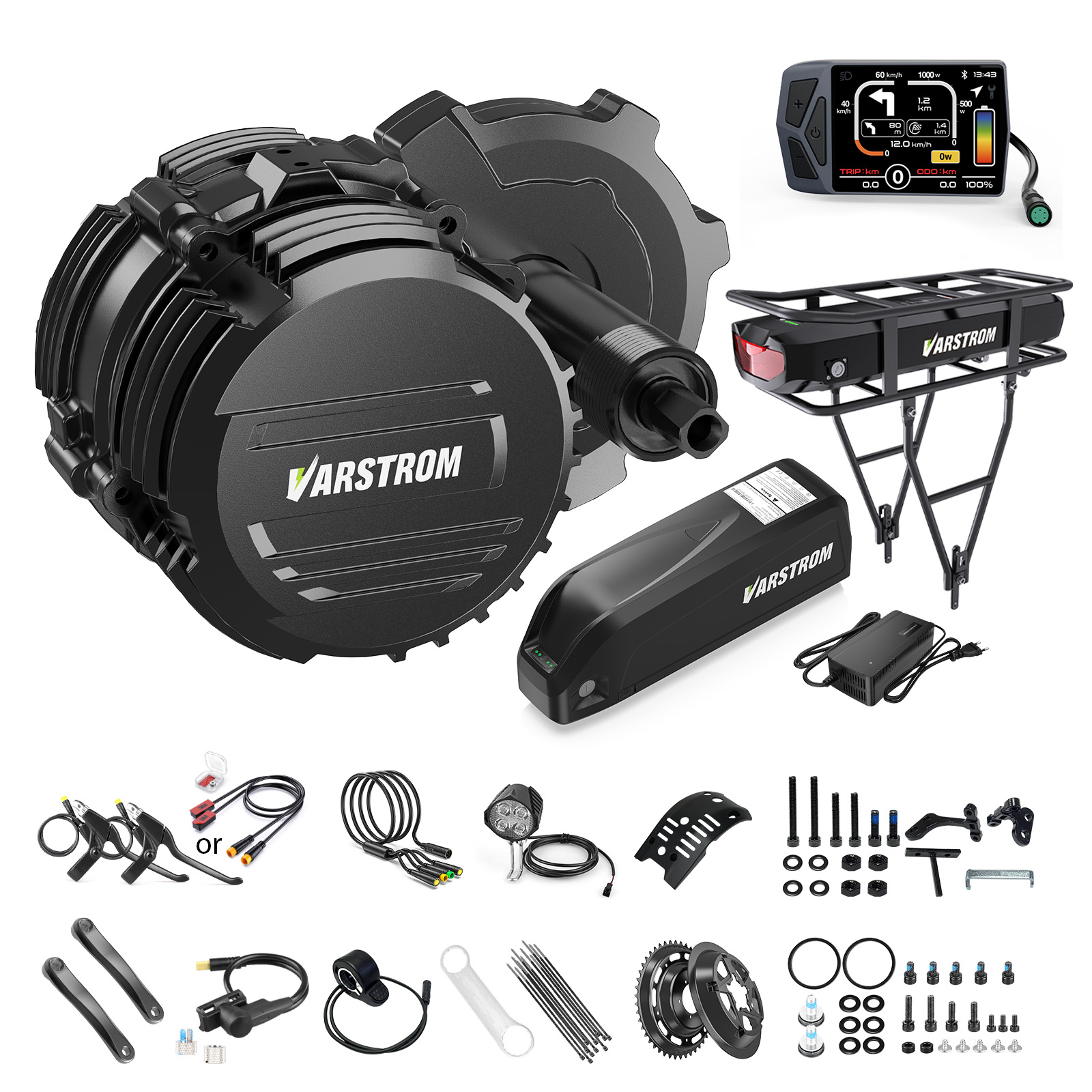 [미국 재고] 바스트롬 48V500W 750W 미드 드 - Torque Sensor Mid Drive Motor Kit 리뷰 및 가격
