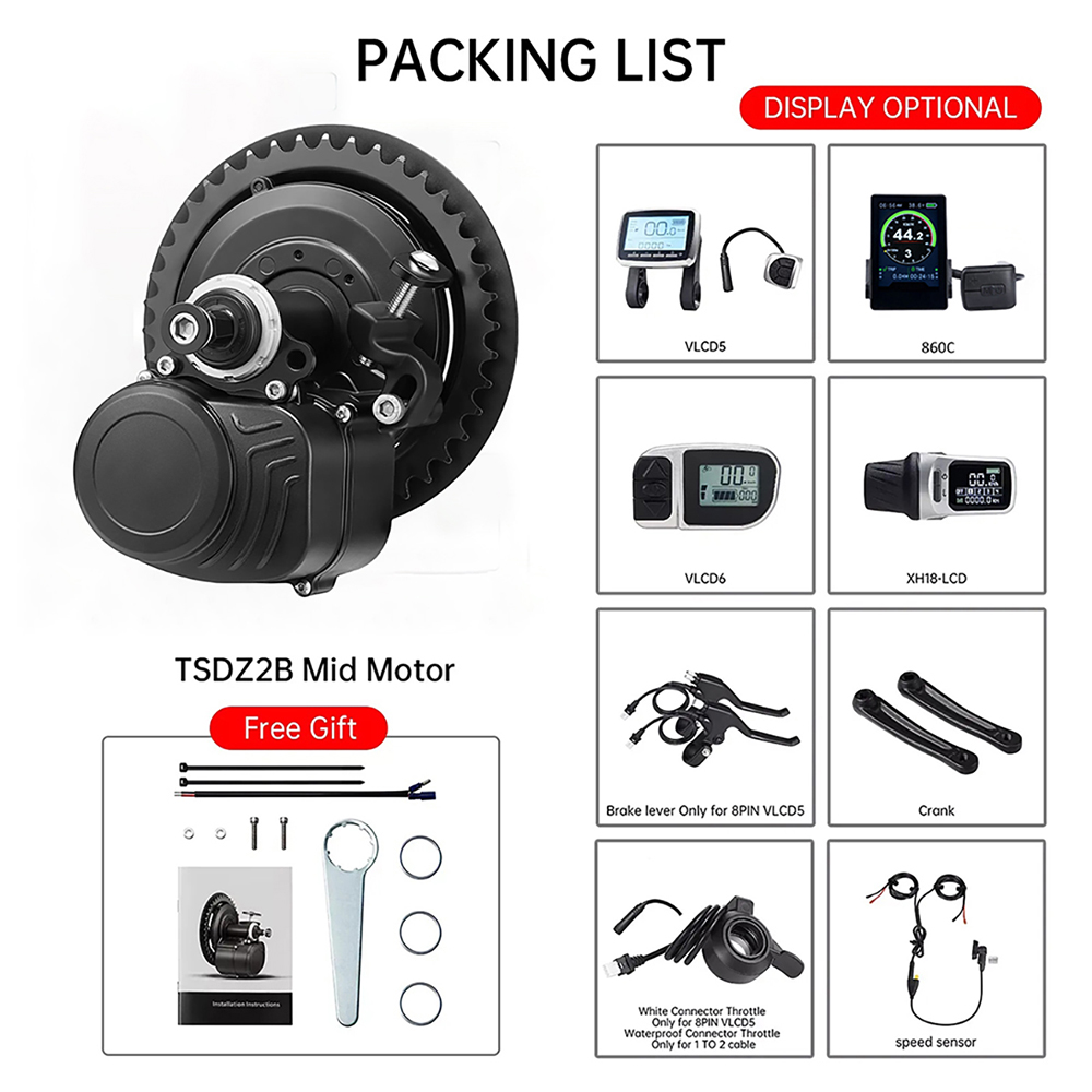 Tongsheng Ebike 미드 드라이브 모터 변환  - High Torque Brushless Mid Motor Kit 리뷰 및 가격
